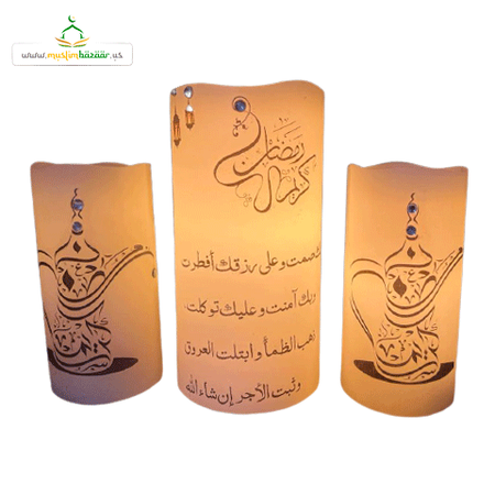 Islamic LED Glow Candles